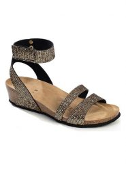 BACKSUN Sandały "Camiri" w kolorze złotym na koturnie rozmiar: 42. Żółte sandały Backsun, bez wzorów, z otwartym noskiem, bez obcasa, na koturnie, bez zapięcia. Za 173.99 zł.