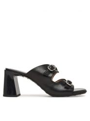 Hispanitas Klapki HV264803 C008 Czarny. Czarne klapki Hispanitas, bez wzorów, z materiału, bez obcasa, bez zapięcia. Za 609.99 zł.