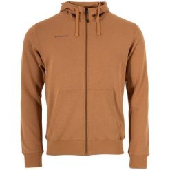 Bluza z kapturem i zamkiem błyskawicznym Stanno Base. Brązowe bluzy STANNO, bez wzorów, z bawełny, z kapturem, na jogę i pilates. Za 246.50 zł.