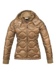 DOLOMITE Kurtka pikowana "Corvara Retro Light" w kolorze jasnobrązowym rozmiar: S. Brązowe kurtki Dolomite, s, bez wzorów, retro, bez kaptura. Za 211.66 zł.