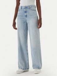 Tommy Jeans Jeansy Claire DW0DW22659 Niebieski Wide Leg. Niebieskie jeansy Tommy Jeans, bez wzorów, z bawełny. Za 449.99 zł.