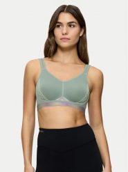 Triumph Biustonosz sportowy Triaction Cardio Flow 10205923 Zielony. Zielone biustonosze sportowe Triumph, bez wzorów, z syntetyku. Za 160.38 zł.