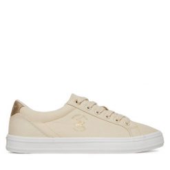 Tenisówki Beverly Hills Polo Club. Brązowe trampki Beverly Hills Polo Club, bez wzorów, bez zapięcia. Za 149.99 zł.