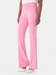 Rinascimento Spodnie materiałowe CFC0127876003 Różowy Slim Fit. Czerwone spodnie materiałowe Rinascimento, bez wzorów, z materiału. Za 439.99 zł.