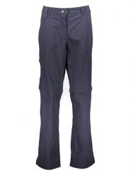 Jack Wolfskin Spodnie funkcyjne Zipp-Off "Activate Light" w kolorze granatowym rozmiar: 36. Niebieskie spodnie sportowe Jack Wolfskin, bez wzorów, z materiału, outdoorowe. Za 223.46 zł.