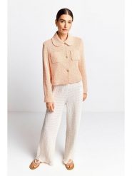 Rich & Royal Bluza w kolorze brzoskwiniowym rozmiar: M. Pomarańczowe bluzy Rich & Royal, m, bez wzorów, bez ramiączek, bez kaptura. Za 255.34 zł.