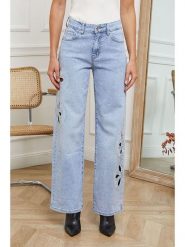 Joséfine Dżinsy "Dalia" w kolorze błękitnym rozmiar: 38. Niebieskie jeansy Joséfine, bez wzorów, klasyczne. Za 144.24 zł.