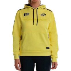Bluza damska z kapturem Bullpadel Leste W. Zielone bluzy bullpadel, xl, bez wzorów, sportowe, bez ramiączek, z kapturem. W wyprzedaży za 255.00 zł.