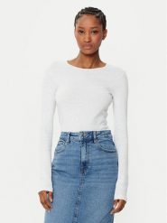 Gina Tricot Bluzka 24216 Szary Regular Fit. Szare bluzki Gina Tricot, l, bez wzorów, z bawełny, bez kołnierzyka, bez ramiączek. Za 49.99 zł.