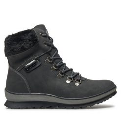 Śniegowce Vertigo Alpes. Czarne śniegowce Vertigo Alpes, bez wzorów, bez zapięcia. Za 349.99 zł.