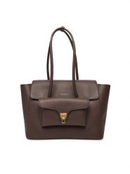 Coccinelle Torebka E1 T8A 11 02 01 Brązowy. Brązowe shopper bag Coccinelle, bez wzorów, ze skóry, bez dodatków. Za 1,999.00 zł.