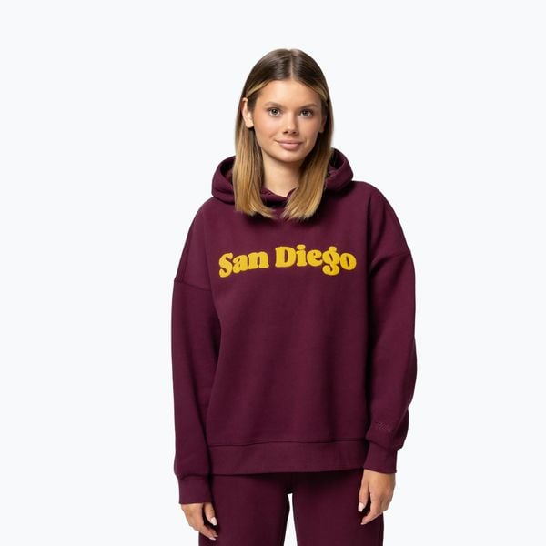 Bluza damska Pitbull San Diego Hooded. Fioletowe bluzy z kapturem PITBULL, l, bez wzorów, z bawełny, bez kaptura. Za 199.99 zł.