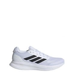 Buty do biegania adidas Runfalcon 5. Białe buty do biegania adidas, bez wzorów, bez zapięcia, do biegania. Za 219.00 zł.
