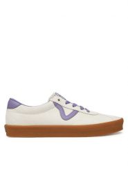 Vans Tenisówki VN000CQR6PH1 Écru. Trampki Vans, bez wzorów, ze skóry, bez zapięcia. Za 269.99 zł.