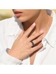 CARATELLI Złoty pierścionek "Setar" z diamentami i szafirami rozmiar: 50. Niebieskie pierścionki CARATELLI, z diamentem, złote. Za 1,739.99 zł.