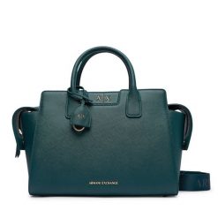 Torebka Armani Exchange. Zielone torebki klasyczne Armani Exchange, bez wzorów, klasyczne, bez dodatków. Za 704.99 zł.