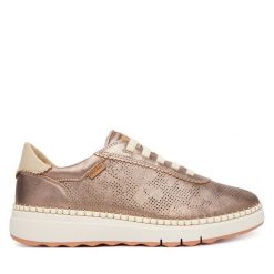 Półbuty Pikolinos. Brązowe półbuty wsuwane Pikolinos, bez wzorów, bez obcasa, na płaskiej podeszwie. Za 639.99 zł.