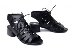 RIEKER REMONTE R8776-00 black, sandały damskie. Czarne sandały Rieker Remonte, bez wzorów, bez obcasa, bez zapięcia. Za 311.92 zł.