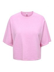 ONLY Carmakoma Sweter w kolorze jasnoróżowym rozmiar: M-46/48. Różowe swetry Only Carmakoma, m, bez wzorów, z materiału, bez ramiączek. Za 69.99 zł.