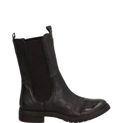 SZTYBLETY DAMSKIE EVAN660 DAK TDM. Botki Venezia, bez wzorów, ze skóry, bez obcasa, bez zapięcia. Za 489.00 zł.