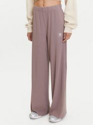 Adidas Spodnie dzianinowe Essentials JD0768 Beżowy Wide Leg. Brązowe spodnie materiałowe adidas, bez wzorów, z dzianiny. Za 189.99 zł.