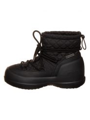 Moon Boot Botki zimowe "Mezzaluna" w kolorze czarnym rozmiar: 43. Czarne botki Moon Boot, bez wzorów, z materiału, bez obcasa, bez zapięcia. Za 479.95 zł.