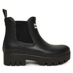 Kalosze Barbour. Czarne kalosze Barbour, bez wzorów, bez zapięcia. Za 269.99 zł.