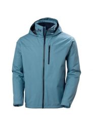 Kurtka wodoodporna z kapturem Helly Hansen Crew 2. Niebieskie kurtki Helly Hansen, na lato, l, bez wzorów, z materiału, z kapturem. Za 750.50 zł.