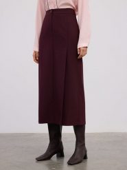 BGN Spódnica w kolorze bordowym rozmiar: 40. Czerwone spódnice BGN, na co dzień, bez wzorów, midi, proste. Za 104.39 zł.