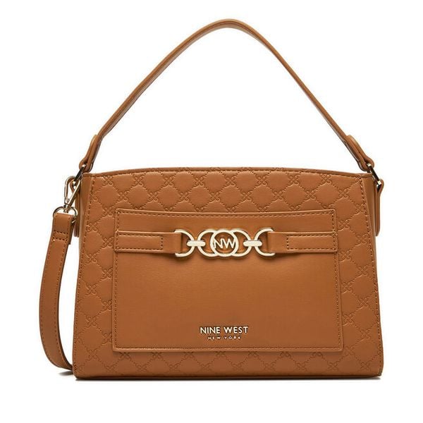 Torebka Nine West. Brązowe torebki klasyczne Nine West, bez wzorów, klasyczne, bez dodatków. Za 199.99 zł.