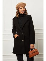 L'armoire de Suzette Płaszcz przejściowy w kolorze czarnym rozmiar: 42. Czarne płaszcze L'armoire de Suzette, l, bez wzorów, klasyczne, bez kaptura. Za 198.95 zł.