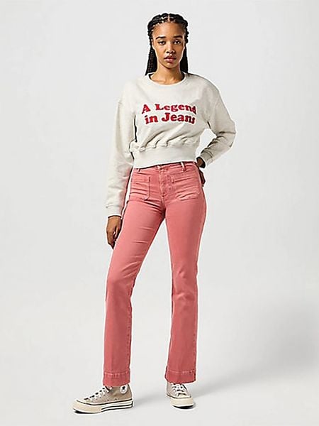 Wrangler Bluza w kolorze beżowym rozmiar: S. Brązowe bluzy Wrangler, s, bez wzorów, bez ramiączek, bez kaptura. Za 144.45 zł.