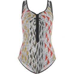 Kostium kąpielowy shape bonprix czarno-pomarańczowy. Bielizna modelująca marki bonprix. Za 79.99 zł.