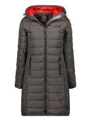 Canadian Peak Płaszcz pikowany "Aromeak" w kolorze antracytowym rozmiar: S. Czarne płaszcze Canadian Peak, s, bez wzorów, bez kaptura. Za 217.99 zł.