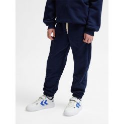 Spodnie dresowe dla dzieci Hummel Bee Loose. Niebieskie szorty Hummel, bez wzorów, z dresówki, sportowe. Za 181.50 zł.