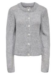 JDY Kardigan "Dinea" w kolorze szarym rozmiar: M. Szare swetry JDY, m, bez wzorów, bez ramiączek. Za 115.24 zł.