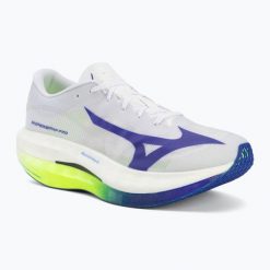 Buty do biegania Mizuno Hyperwarp Pro dazzling blue/white/surf the web. Szare buty do biegania Mizuno, bez wzorów, z materiału, bez zapięcia, do biegania. Za 910.25 zł.