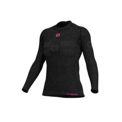 Koszulka termoaktywna damska Alé Cycling Seamless Wool. Czarne bielizna termoaktywna damska ALÉ CYCLING, bez wzorów, bez ramiączek, rowerowe. W wyprzedaży za 253.99 zł.