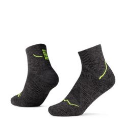 Skarpety BUFF Dryflx Quarter. Czarne skarpetki Buff, bez wzorów, z elastanu. Za 94.99 zł.