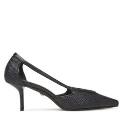 Szpilki Max Mara. Czarne szpilki Max Mara, bez wzorów, bez obcasa, na szpilce, bez zapięcia. Za 2,739.00 zł.