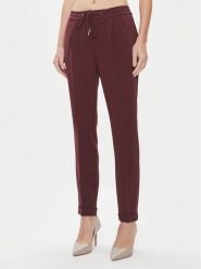 Boss Spodnie materiałowe Tariyanah 50490039 Bordowy Regular Fit. Czerwone spodnie materiałowe Boss, bez wzorów, z materiału. Za 469.99 zł.