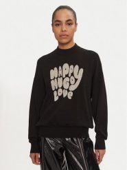 Hugo Sweter Sidara 50522527 Czarny Regular Fit. Czarne swetry Hugo, m, bez wzorów, z bawełny, bez ramiączek. Za 359.99 zł.