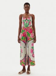 Maaji Kombinezon Cerice Bouquet Biena PT2712CJU001 Kolorowy Regular Fit. Sukienki Maaji, s, bez wzorów, ze lnu, bez kołnierzyka, bez ramiączek. Za 379.99 zł.
