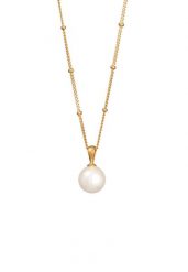 Elli Damski wisiorek eleganckie kule z perłą z pozłacanego srebra próby 925 Sterling Silver Naszyjniki 1 ct. Szare naszyjniki Elli, z materiału, z perłą, pozłacane. Za 279.64 zł.