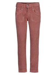 Herrlicher Spodnie sztruksowe w kolorze czerwonym rozmiar: W32. Czerwone spodnie materiałowe Herrlicher, bez wzorów, z materiału, klasyczne. Za 217.99 zł.