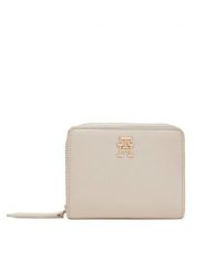 Tommy Hilfiger Mały Portfel Damski Th Logotape Med Za AW0AW17408 Écru. Portfele Tommy Hilfiger, bez wzorów, ze skóry. Za 199.99 zł.