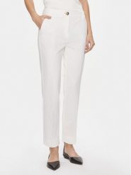 Marella Chinosy Matteo 2413781014 Biały Slim Fit. Białe chinosy Marella, bez wzorów, z syntetyku. Za 199.99 zł.
