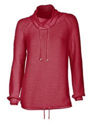 Heine Sweter w kolorze czerwonym rozmiar: 36/38. Czerwone swetry Heine, bez wzorów, z bawełny, bez ramiączek. Za 74.81 zł.