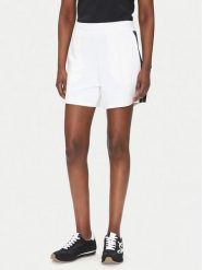 EA7 Emporio Armani Szorty materiałowe 7W000176 AF12643 U0002 Biały Regular Fit. Białe szorty EA7 Emporio Armani, bez wzorów, z materiału. Za 439.99 zł.