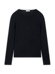 Perfect Cashmere Kaszmirowy sweter "Marya" w kolorze czarnym rozmiar: L. Czarne swetry Perfect Cashmere, l, bez wzorów, z kaszmiru, bez ramiączek. Za 434.99 zł.